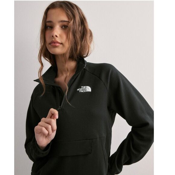 The North Face Women's Black 1/4 Zip Anorak Pullover Size S - Picture 1 of 8